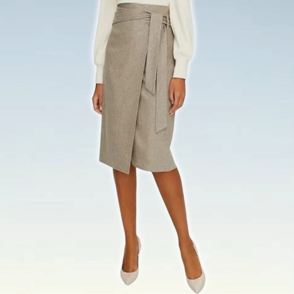 Aritzia -asymmetric wool skirt